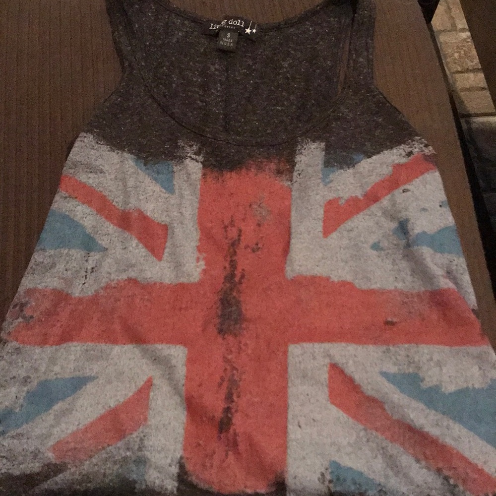 British flag tank top